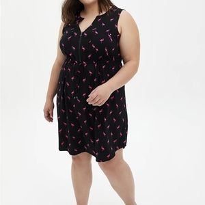 Flamingo summer dress